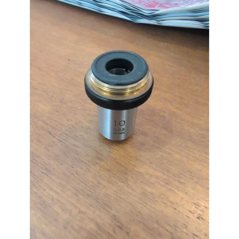 Olympus Tokyo 10 / 0.25 Microscope Objective Lens 384874 Japan